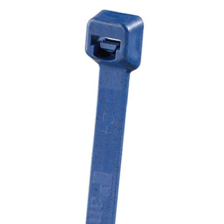 Panduit Cable Tie, 8 in L, 2 in Max Bundle Dia., Blue, Polypropylene, 18 lb Strength, 100 PK PLT2I-C186